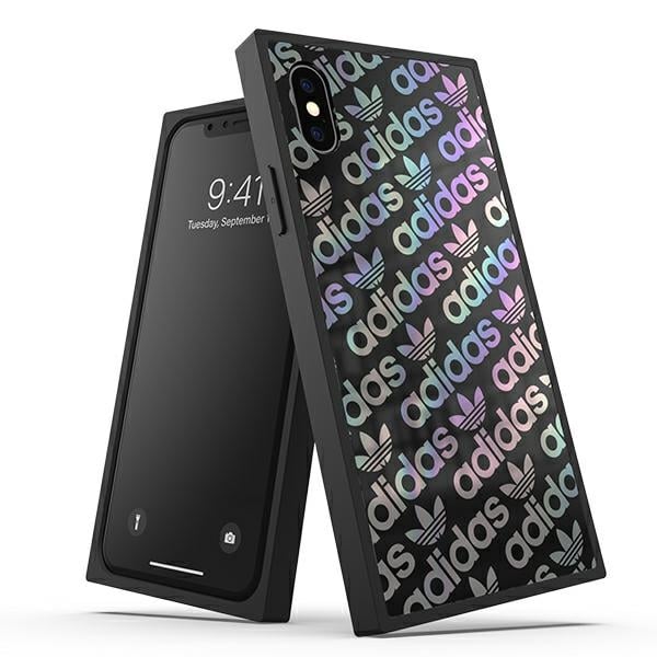 adidas Square Case Fw19 Back Cover Σιλικόνης Μαύρο (iPhone X / Xs)