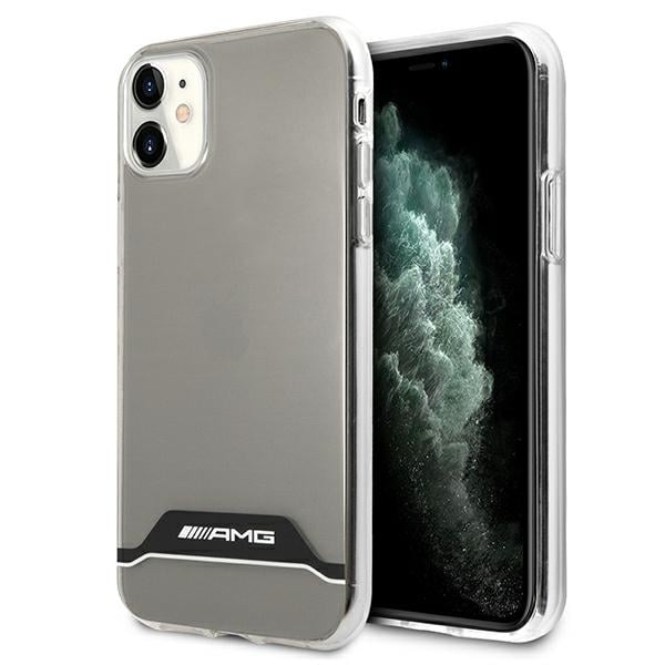 AMG Horizontal Stripes Back Cover Σιλικόνης Γκρι (iPhone 11)