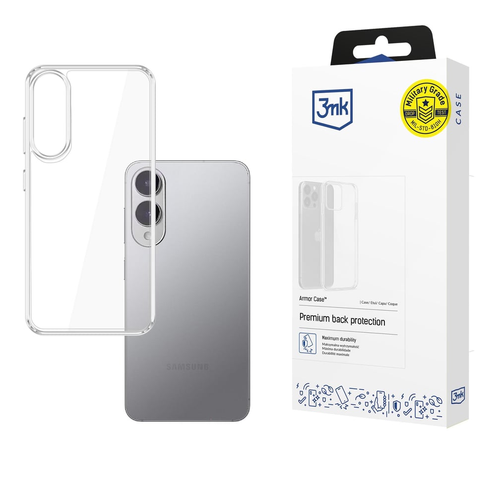 3MK Armor Back Cover Μεταλλικό Διάφανο (Galaxy S25)