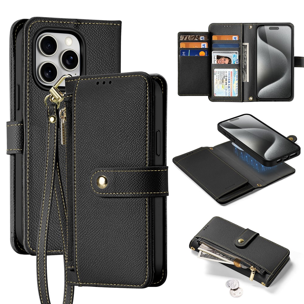 Dux Ducis Lawa Back Cover Δερμάτινο Μαύρο (iPhone 15 Pro)