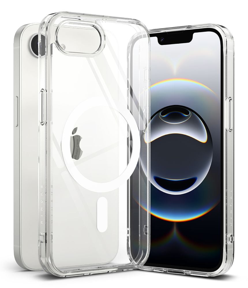 Ringke Back Cover Πλαστικό / Σιλικόνης 2mm Διάφανο (iPhone 17e / 16e)