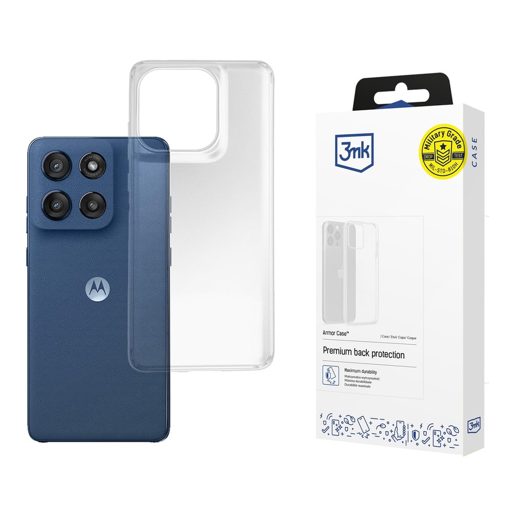 3MK Armor Back Cover Μεταλλικό Διάφανο (Motorola Moto Edge 60, Motorola Moto Edge 60 Fusion)