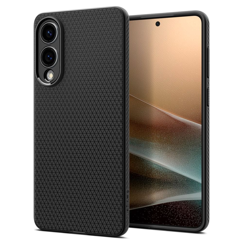 Spigen Liquid Air Back Cover Σιλικόνης 0.3mm Μαύρο (Galaxy S25 Edge)