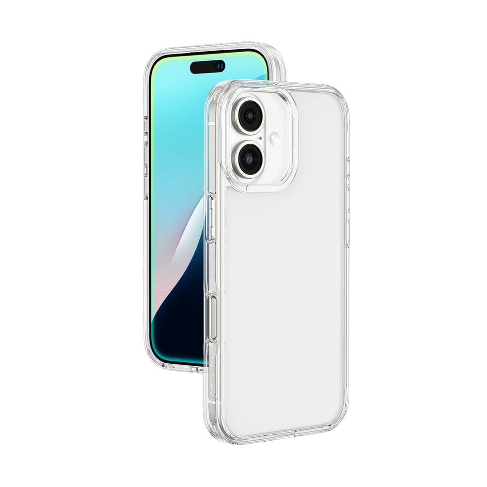 Amazingthing Minimal Case Iphone 16 Plus Silicone Case Transparent