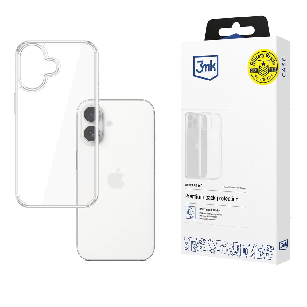3MK Back Cover Μεταλλικό 1.5mm Διάφανο (iPhone 17)