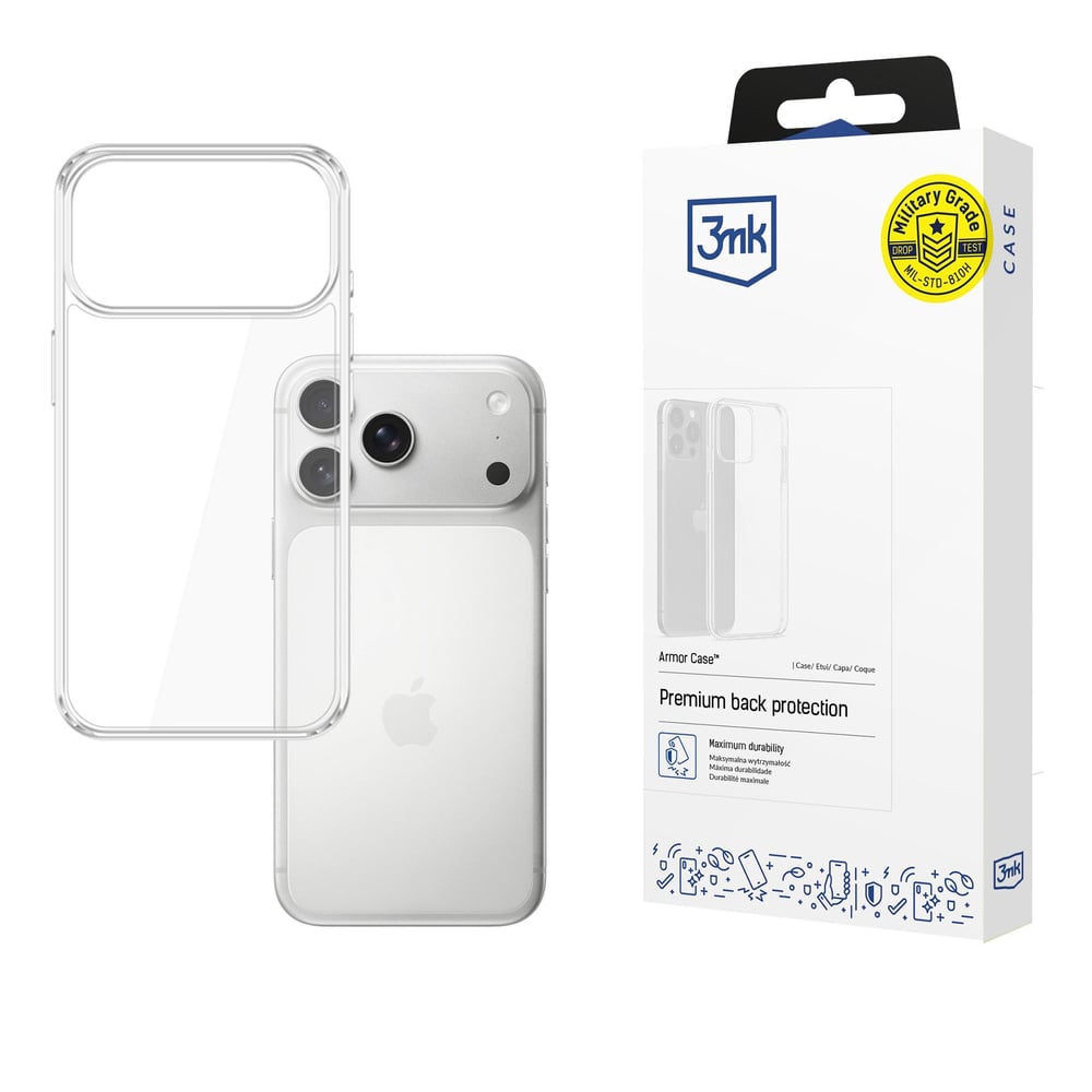 3MK Back Cover Μεταλλικό 1.5mm Πολύχρωμο (iPhone 17 Pro Max)
