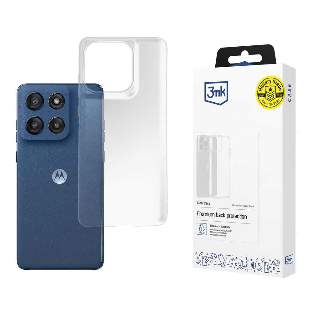 3MK Edge Back Cover Πλαστικό Διάφανο (Motorola Moto Edge 60, Motorola Moto Edge 60 Fusion)