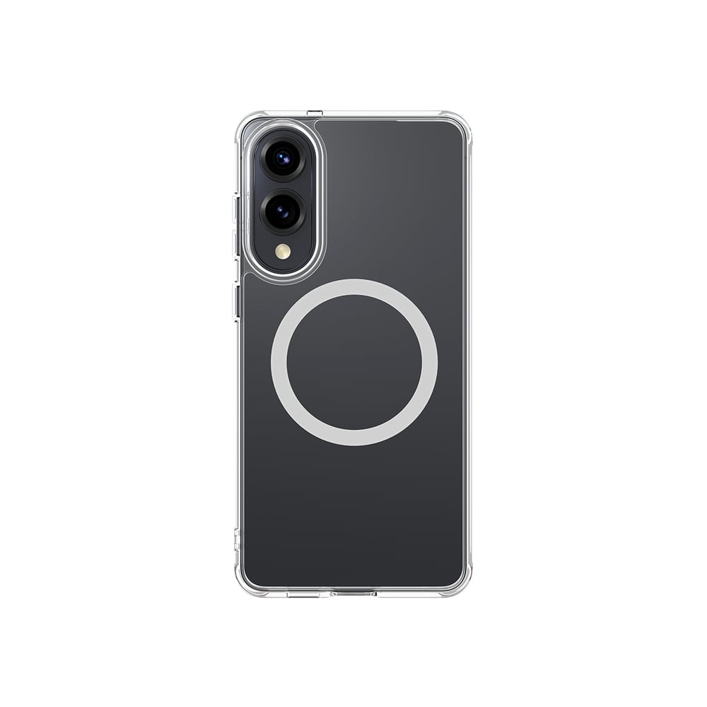 Amazingthing Minimal Mag Case Magnetic Ring Samsung Galaxy S25 Edge Transparent