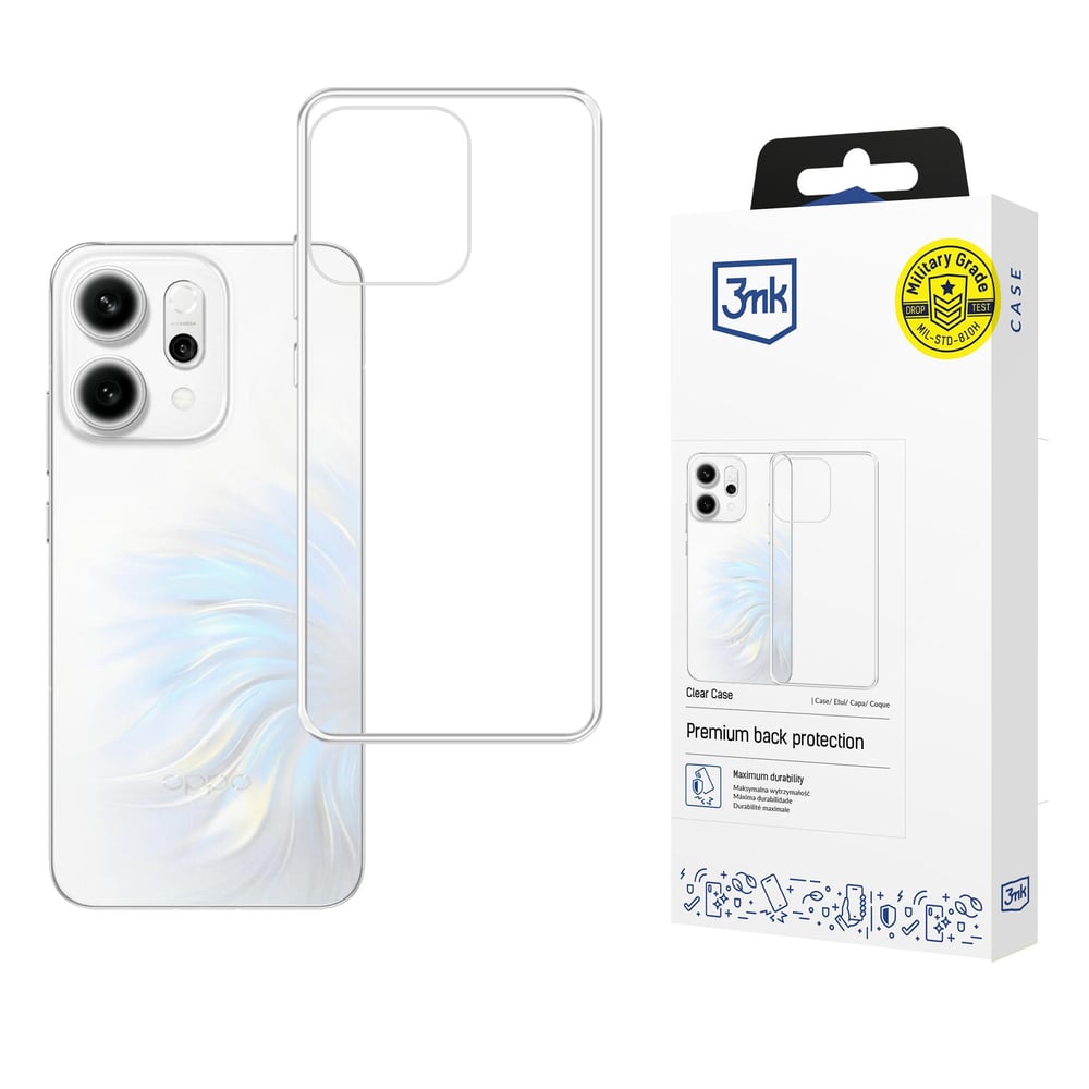 3MK Clear Back Cover Πλαστικό Διάφανο (Oppo Reno 14)