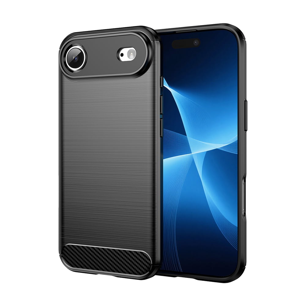 Hurtel Carbon Back Cover Σιλικόνης Μαύρο (iPhone Air)