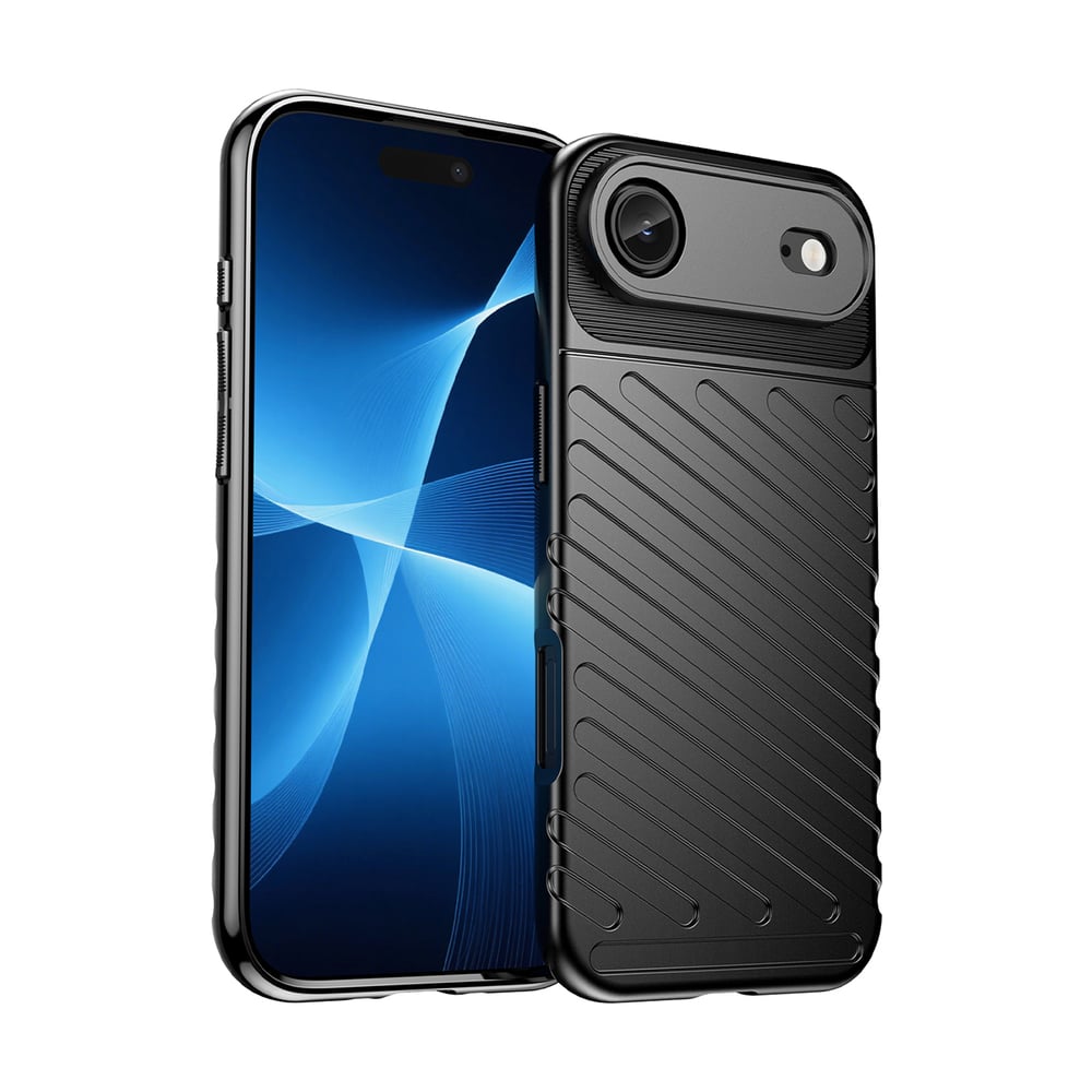 Hurtel Back Cover Σιλικόνης Μαύρο (iPhone Air)