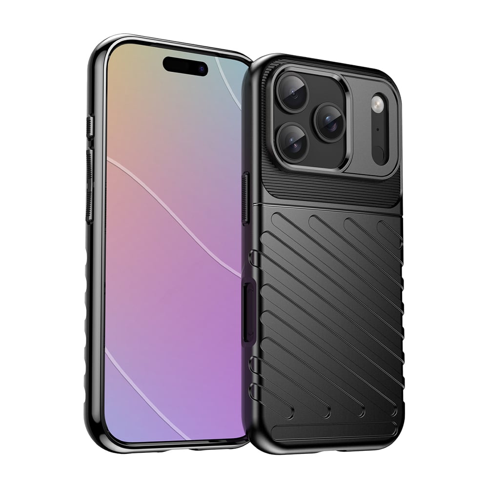 Hurtel Back Cover Σιλικόνης Μαύρο (iPhone 17 Pro)