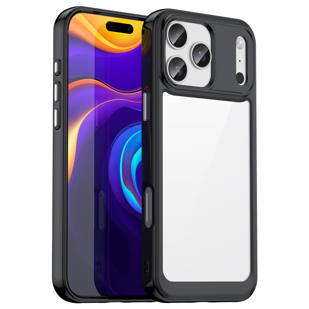 Hurtel Outer Space Back Cover Σιλικόνης Μαύρο (iPhone 17 Pro)