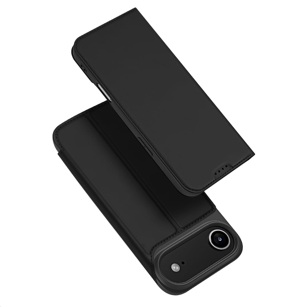 Dux Ducis Skin Pro Book Σιλικόνης / Δερματίνης Μαύρο (iPhone Air)
