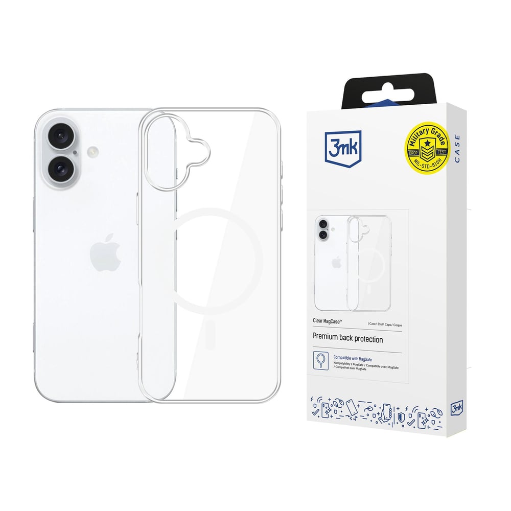 3MK Back Cover Σιλικόνης Διάφανο (iPhone 17)