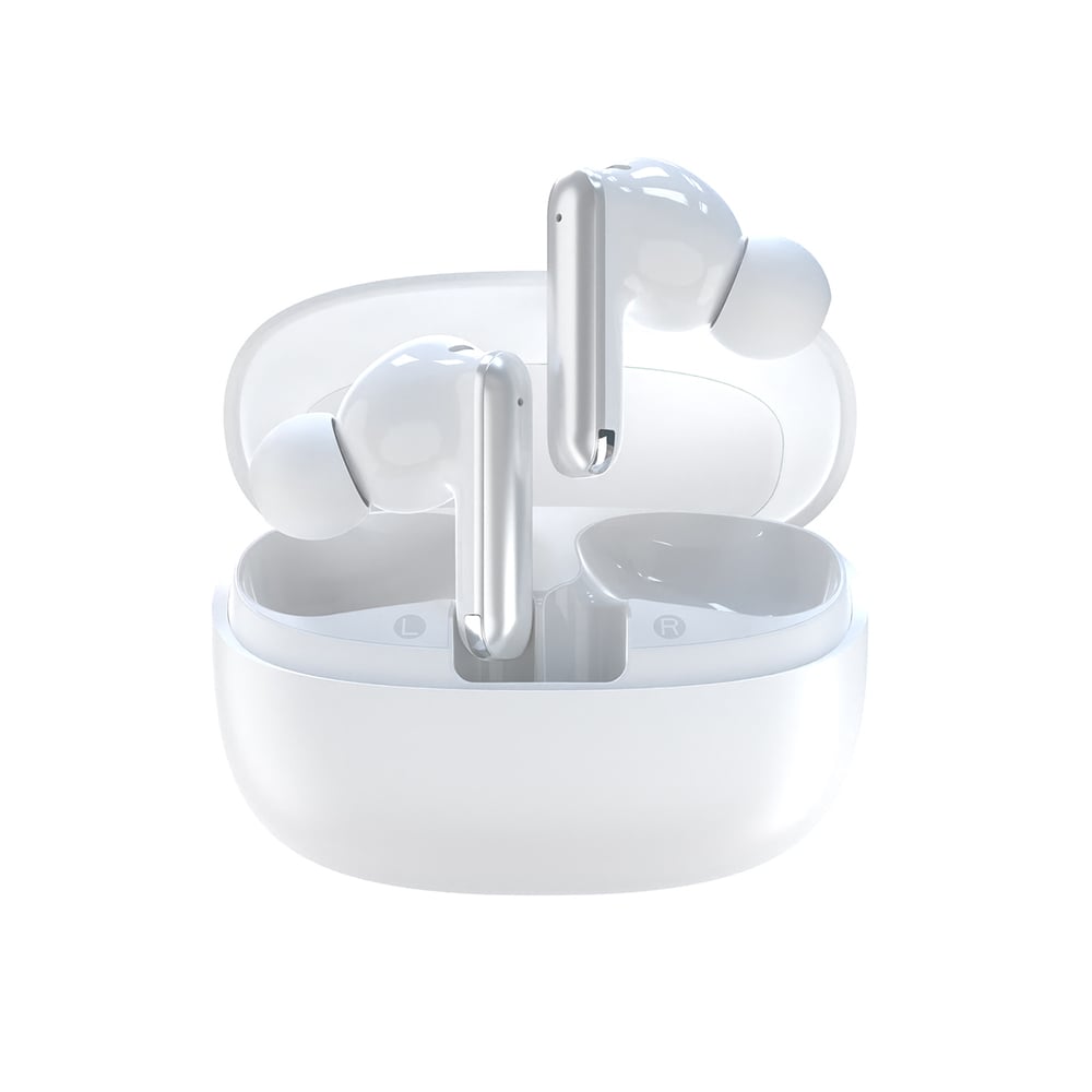 Dudao U21 In-ear Bluetooth Handsfree Ακουστικά με Θήκη Φόρτισης Λευκά
