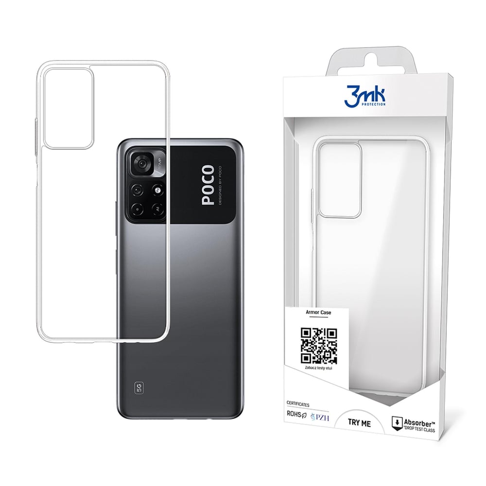 3MK Armor Back Cover Σιλικόνης 1.5mm Διάφανο (Poco M4 Pro 5G / Redmi Note 11s 5G)