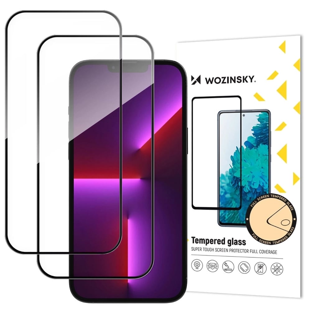 Wozinsky Full Glue Full Face Tempered Glass Μαύρο (iPhone Air)