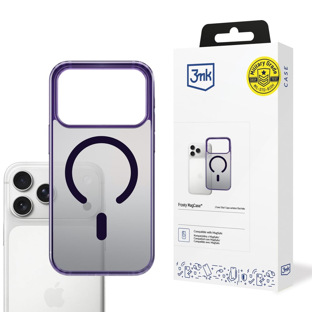 3MK Magcase Back Cover Πλαστικό Μωβ (iPhone 17 Pro)