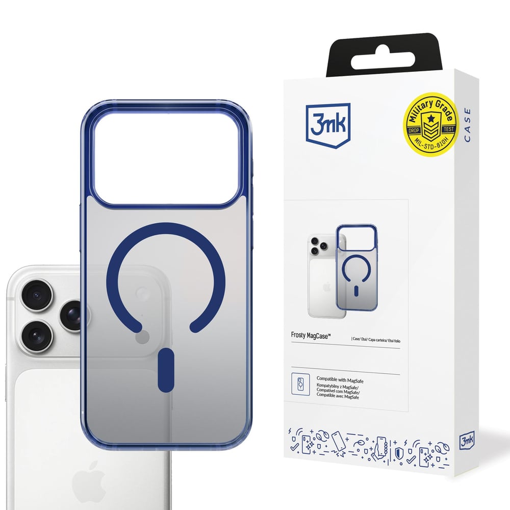3MK Magcase Back Cover Πλαστικό Μπλε (iPhone 17 Pro)