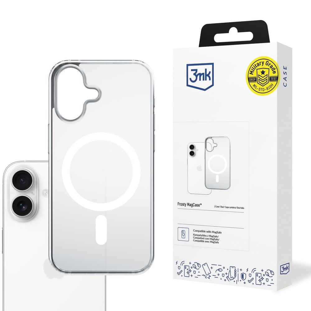 3MK Magcase Back Cover Λευκό (iPhone 17)