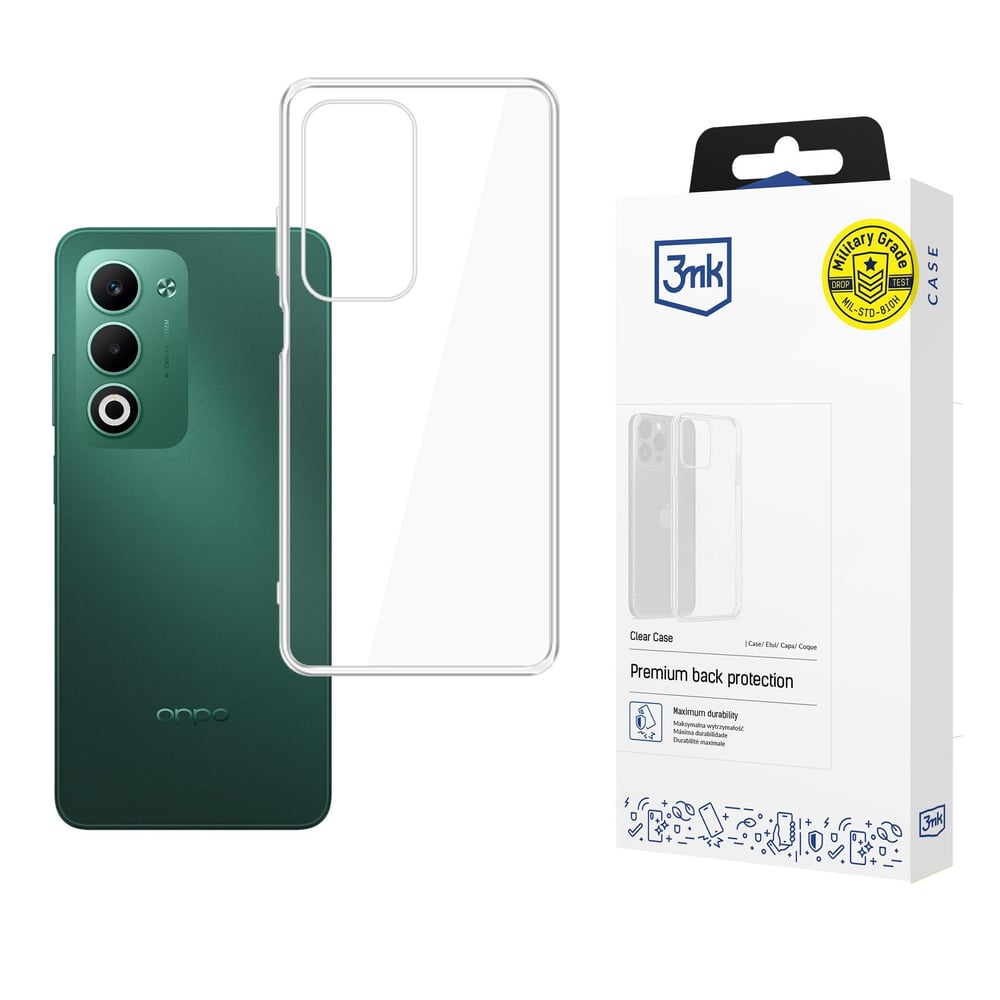 3MK Clear Back Cover Πλαστικό Διάφανο (Oppo A5 5G, Oppo A5M)