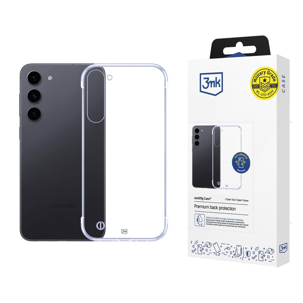 3MK Just20g Clear Back Cover Δερμάτινο / Πλαστικό Διάφανο (Galaxy S23+)