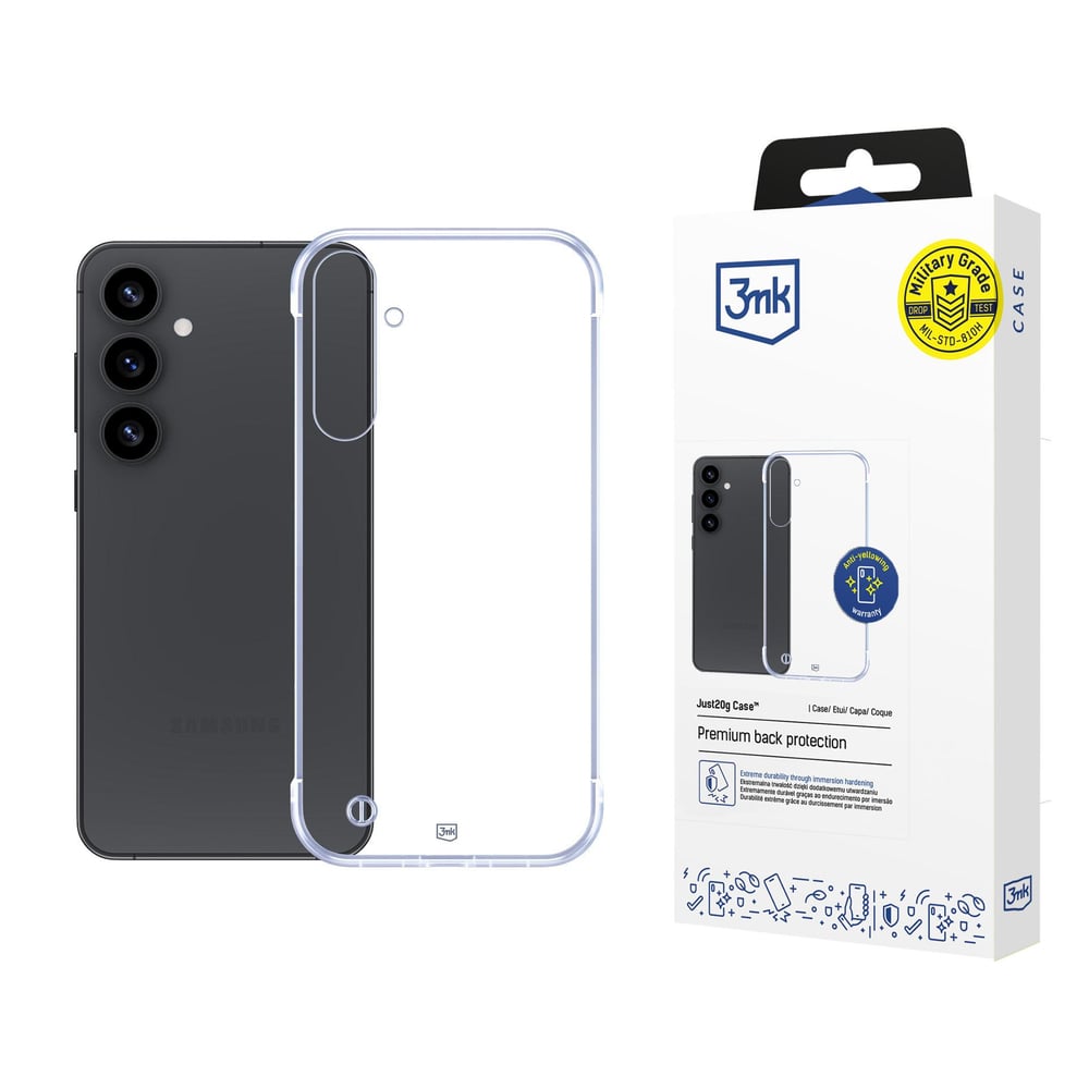 3MK Back Cover Δερμάτινο / Πλαστικό Διάφανο (Galaxy S25+)