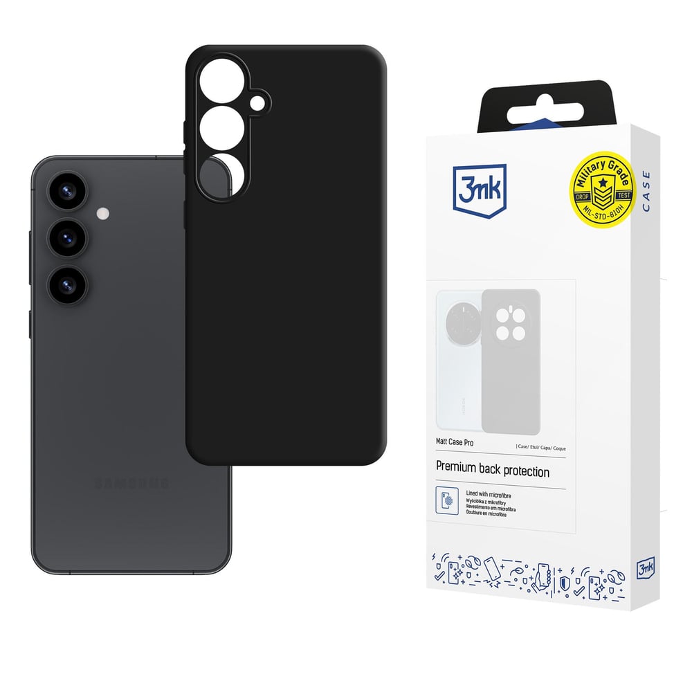 3MK Matt Back Cover Σιλικόνης / Tempered Glass 1.8mm Πολύχρωμο (Galaxy S25+)