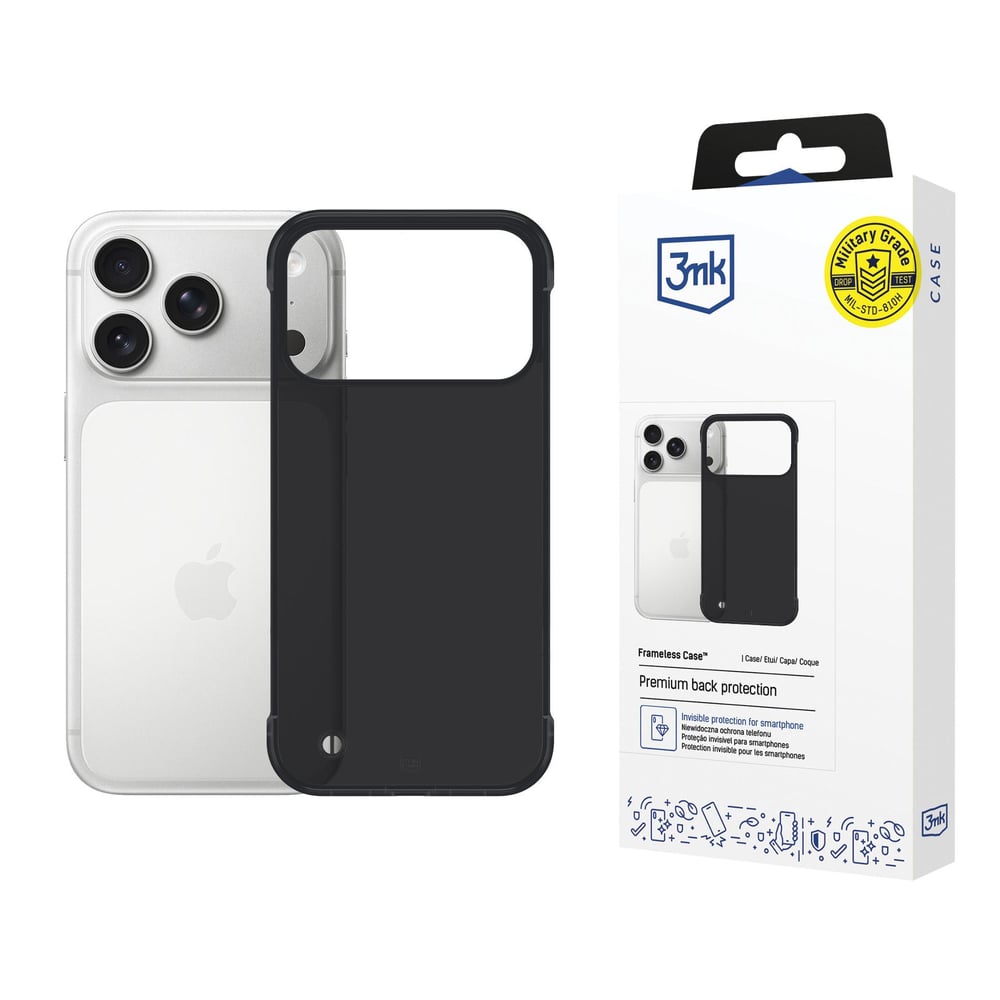 3MK Back Cover Δερμάτινο / Πλαστικό 1.2mm Διάφανο (iPhone 17 Pro)
