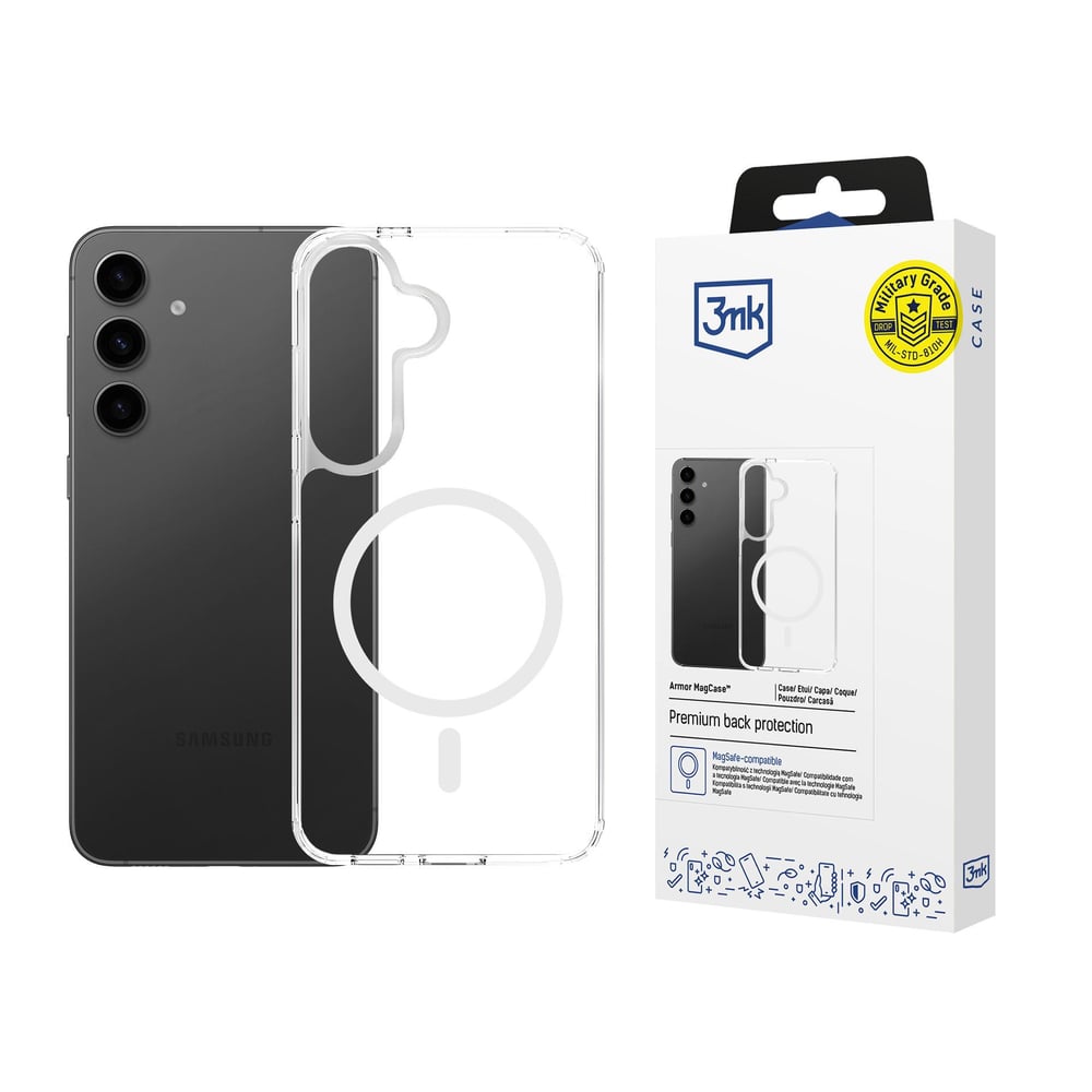 3MK Armor Wallet Πλαστικό Διάφανο (Samsung Galaxy S24, Samsung Galaxy S25)