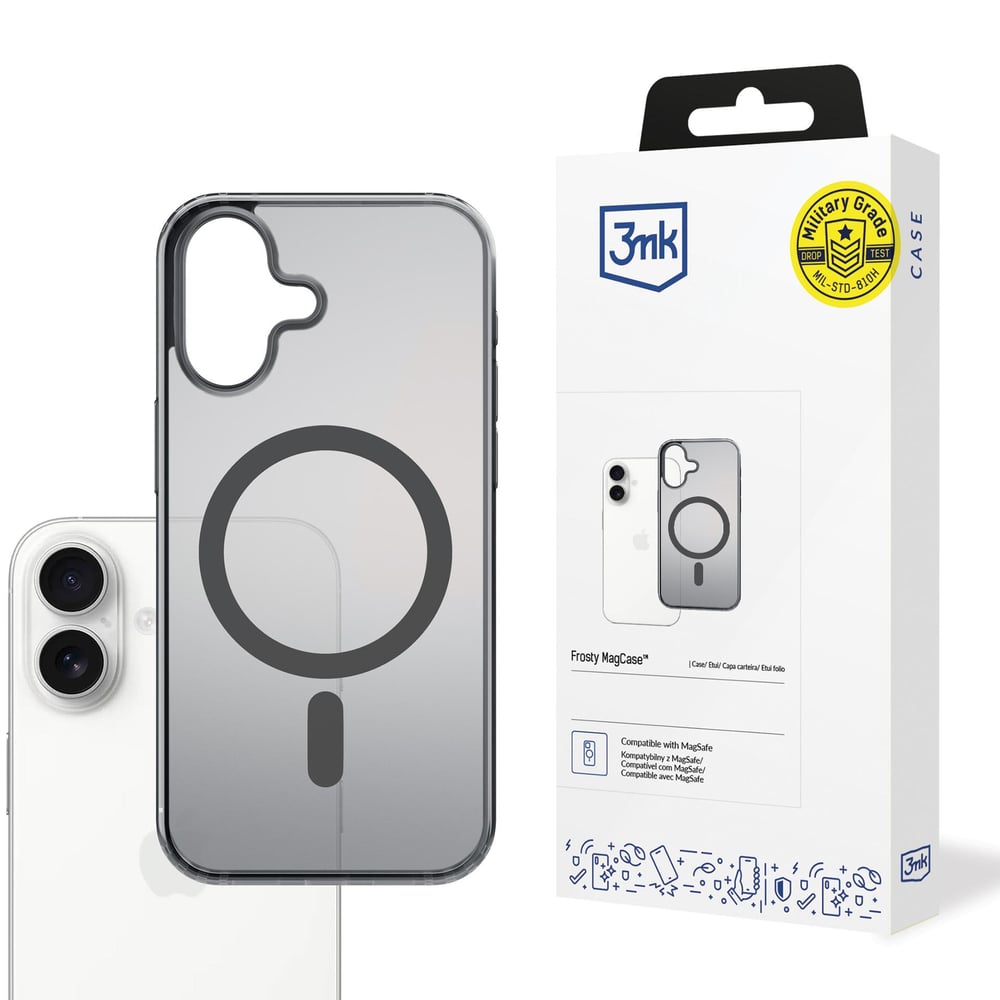 3MK Magcase Back Cover Μαύρο (iPhone 17)