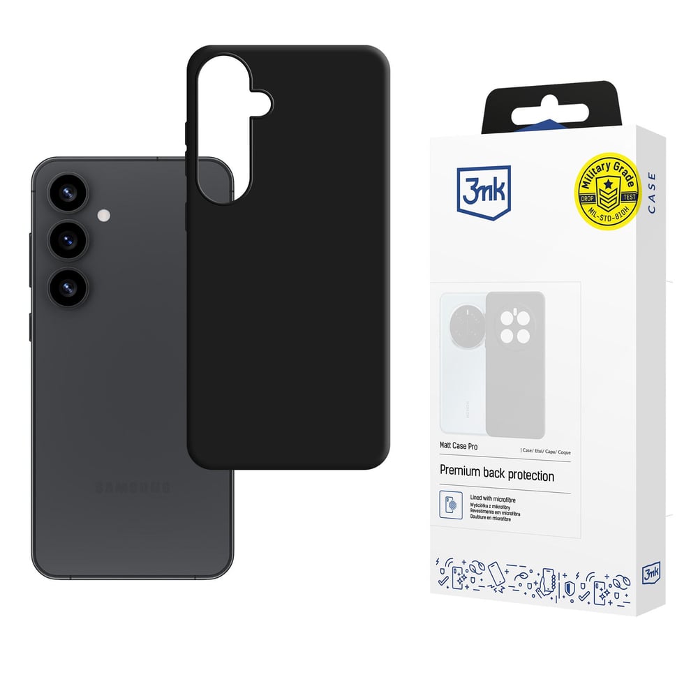 3MK Matt Back Cover Σιλικόνης / Tempered Glass 1.8mm Πολύχρωμο (Galaxy S25)