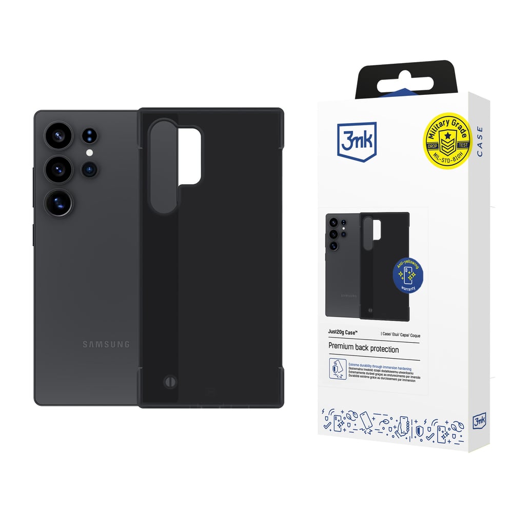 3MK Back Cover Δερμάτινο / Πλαστικό Διάφανο (Galaxy S25 Ultra)