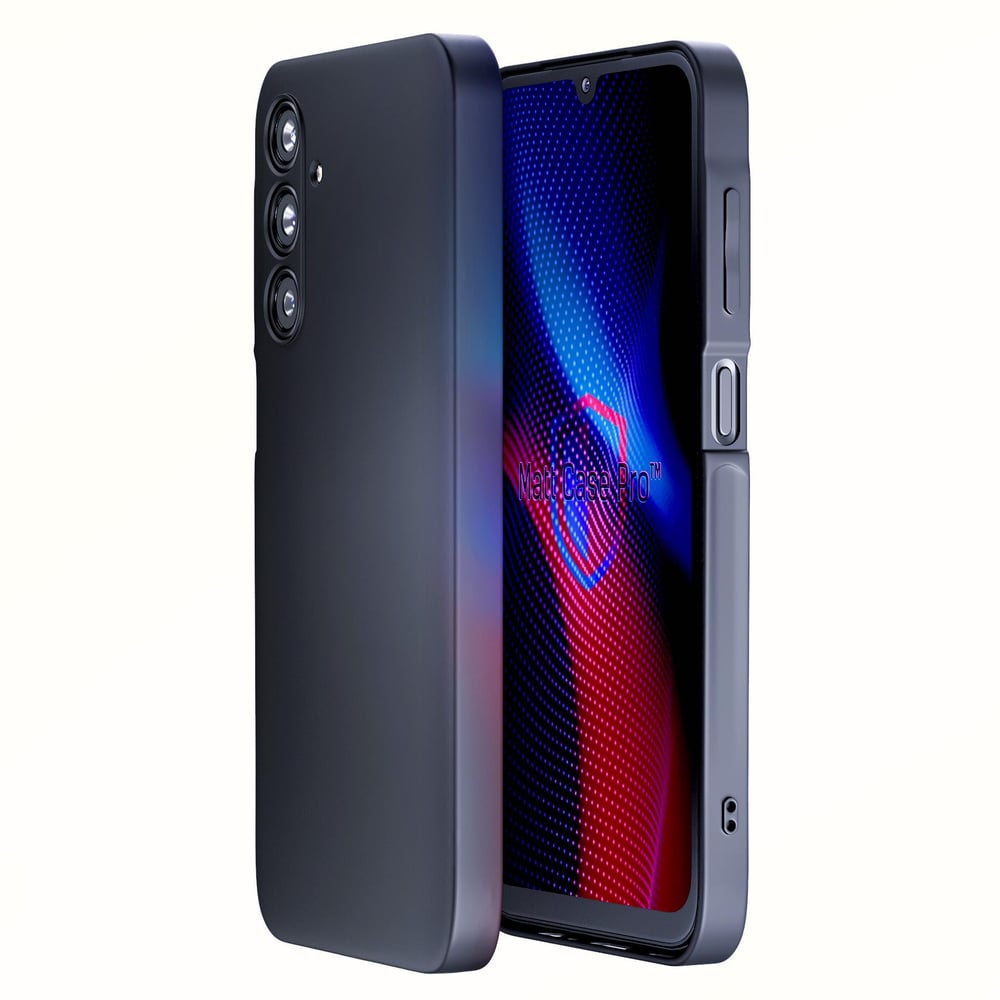 3MK Matt Back Cover Σιλικόνης / Tempered Glass 1.8mm Μαύρο (Galaxy A25 5G)