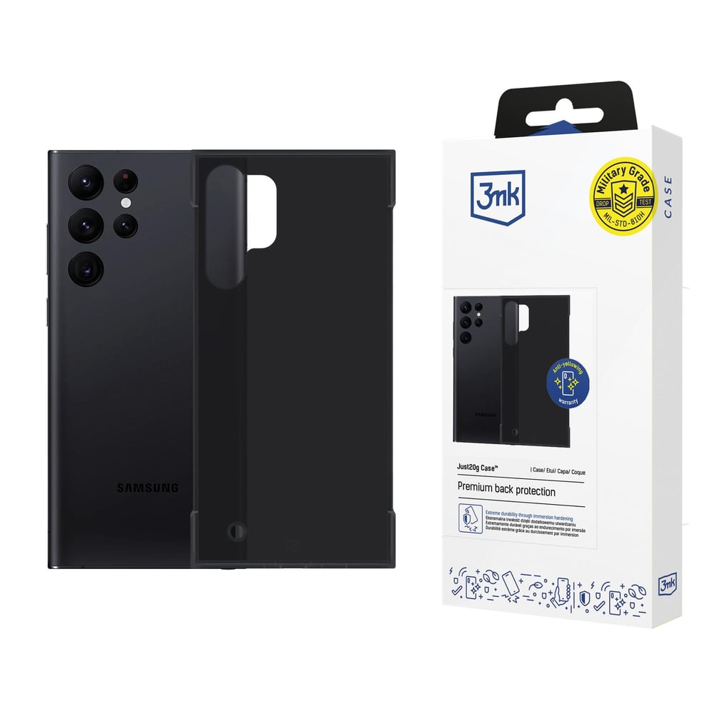 3MK Just20g Matt Back Cover Δερμάτινο / Πλαστικό Διάφανο (Galaxy S24 Ultra)
