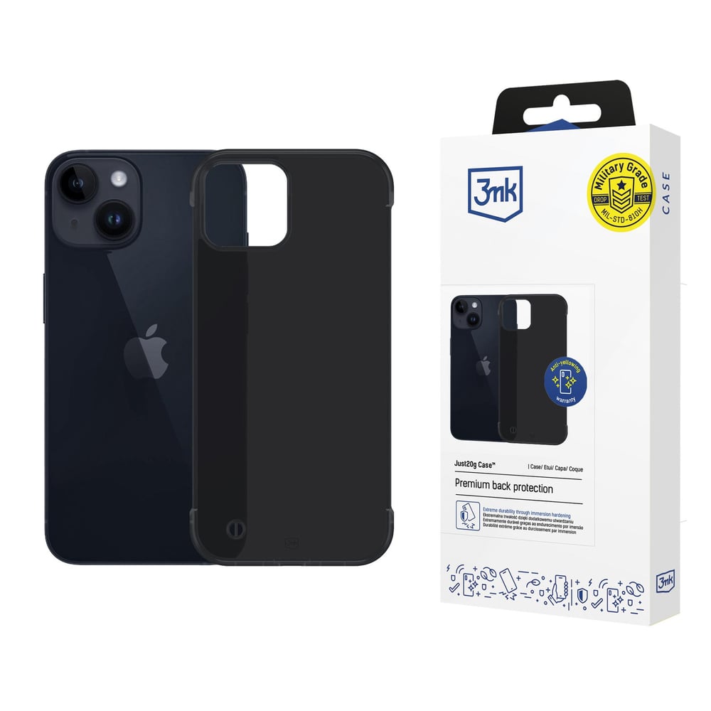 3MK Just20g Matt Back Cover Δερμάτινο / Πλαστικό Διάφανο (iPhone 14)