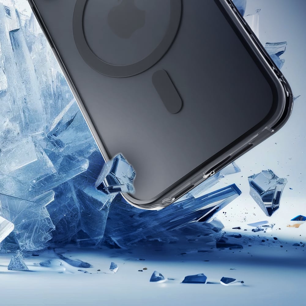 3MK Frosty Magcase Back Cover Σιλικόνης / Πλαστικό 2mm Μαύρο (iPhone 15 Plus)