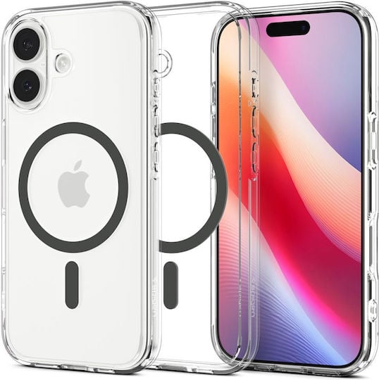 Spigen Ultra Hybrid MagSafe Back Cover Πλαστικό / Σιλικόνης Clear Graphite (iPhone 17)