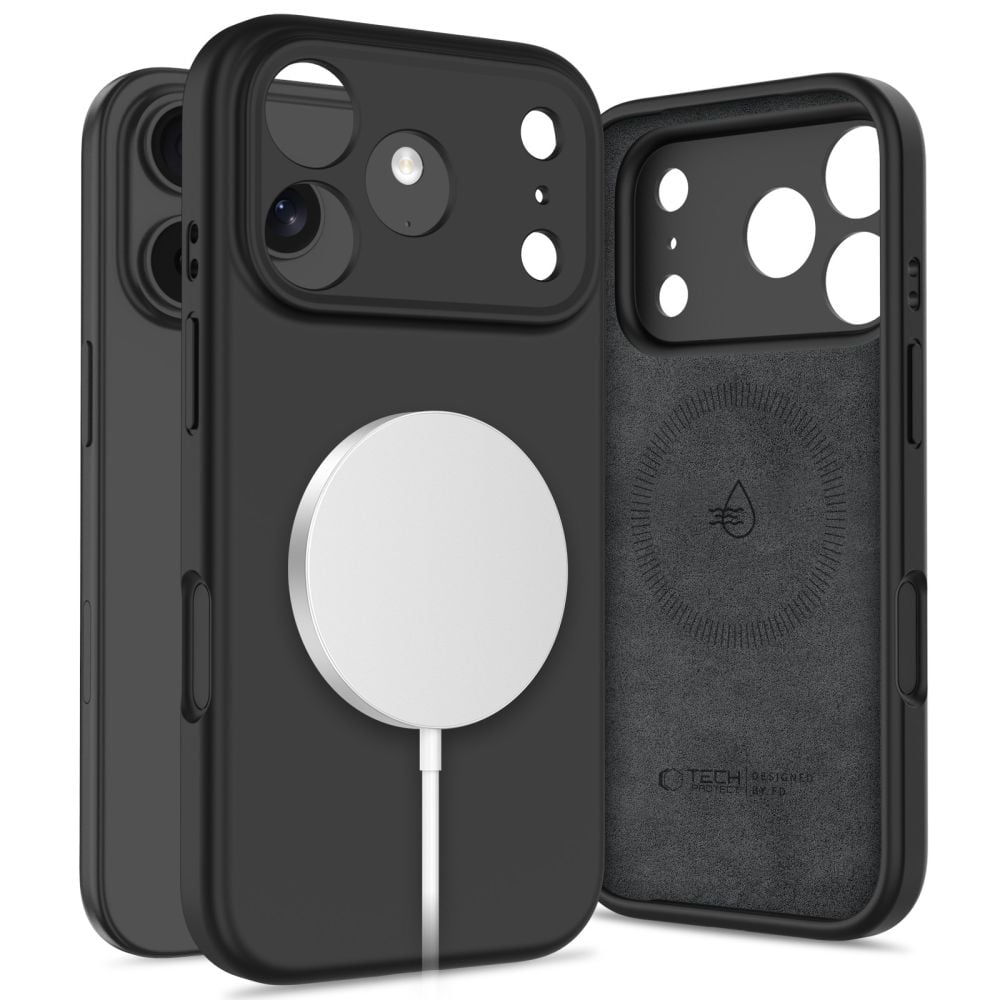 Tech-Protect Back Cover Σιλικόνης Μαύρο (iPhone 17 Pro Max)