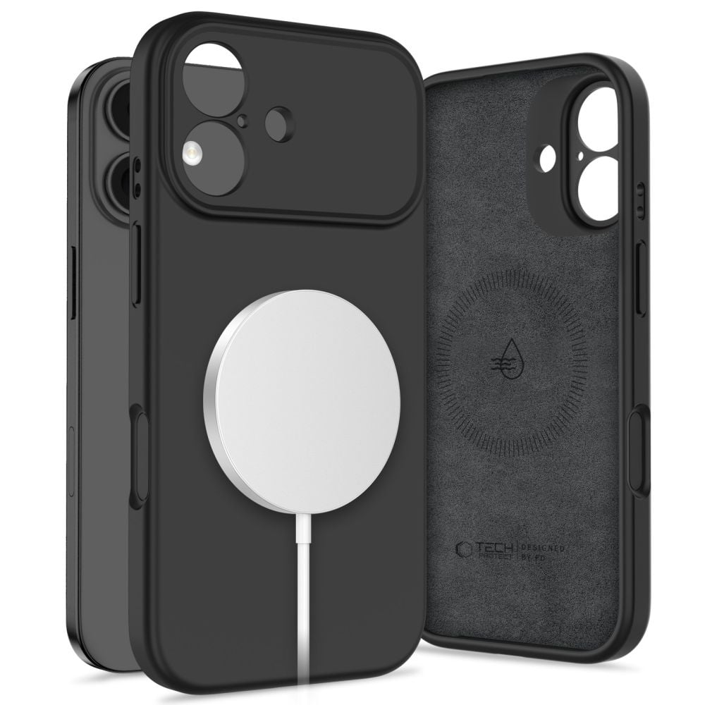 Tech-protect Silicone Magsafe Iphone 17 Black