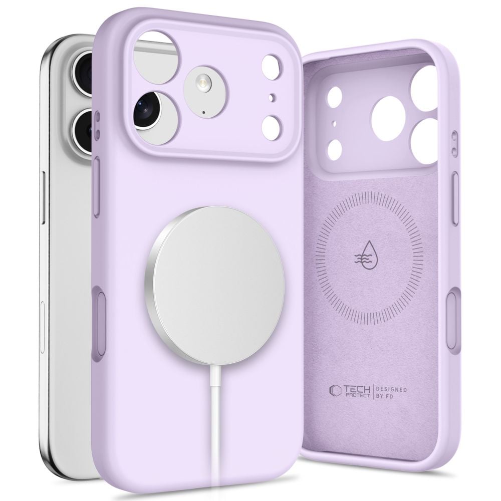 Tech-Protect Back Cover Σιλικόνης Μωβ (iPhone 17 Pro)