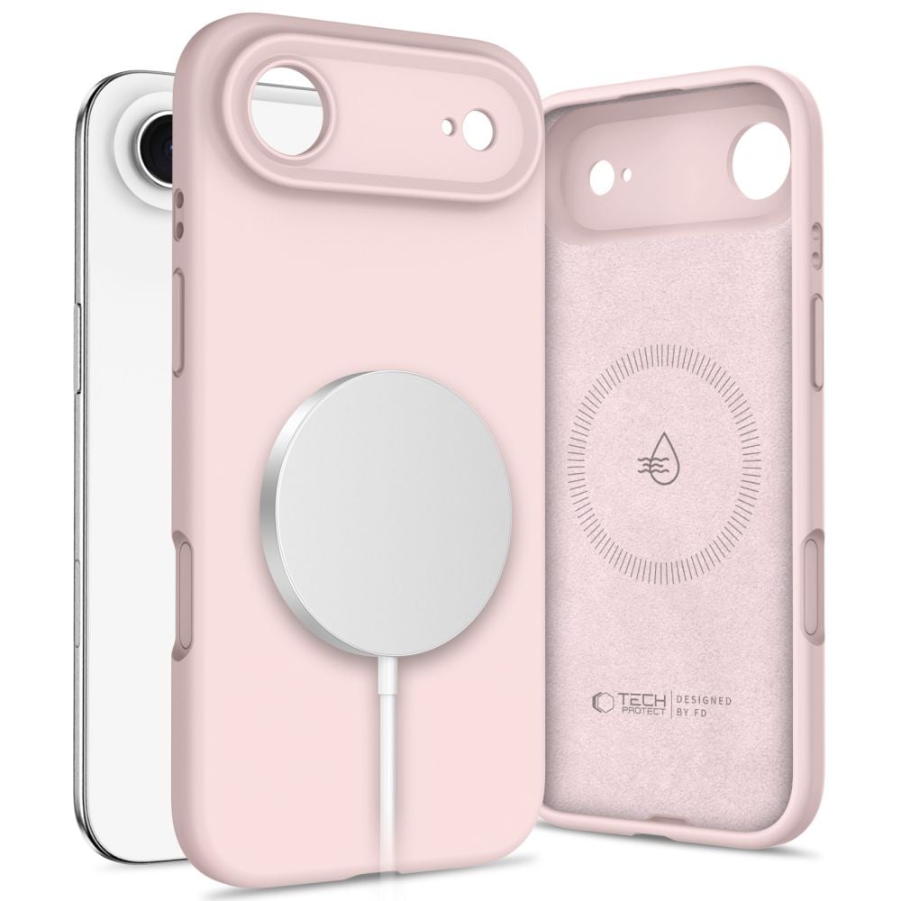 Tech-Protect Back Cover Σιλικόνης Ροζ (iPhone Air)