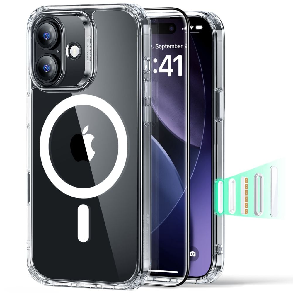 ESR Classic Hybrid Back Cover Tempered Glass 0.3mm Διάφανο (iPhone 17)