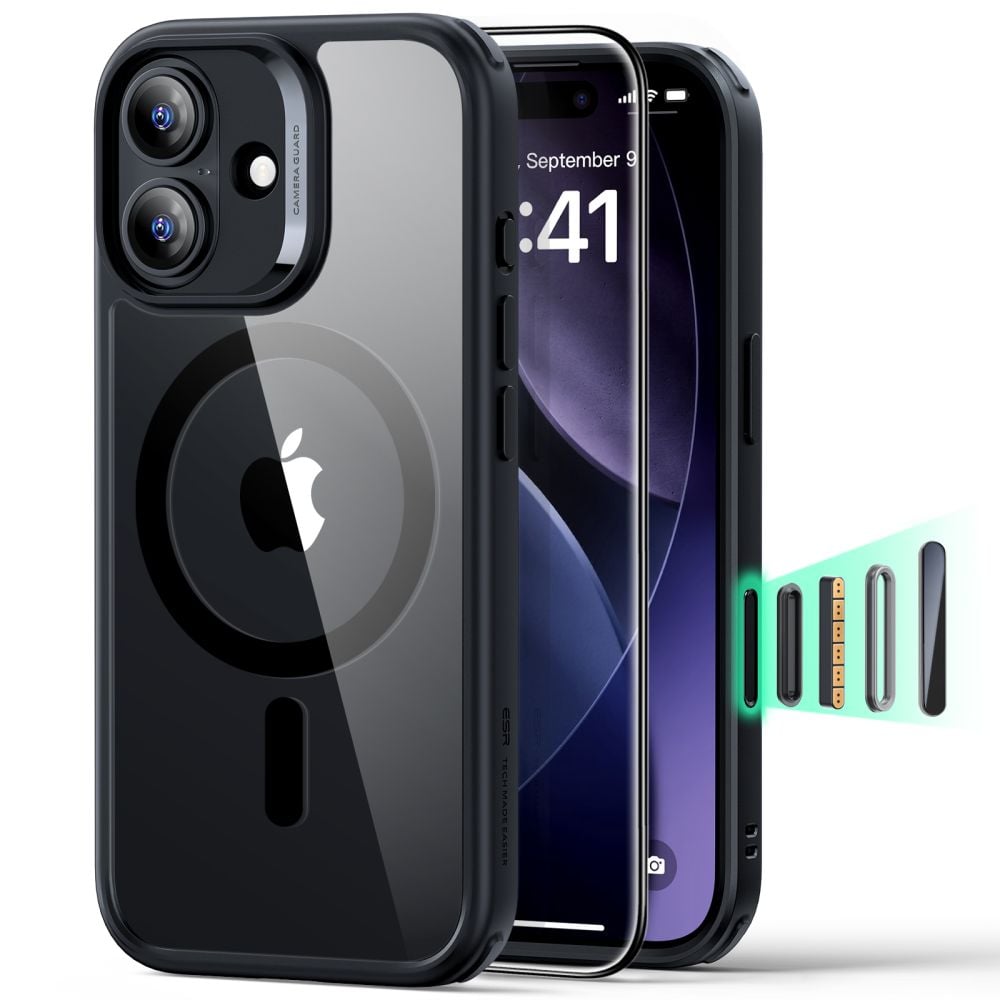 ESR Classic Hybrid Back Cover Tempered Glass 0.3mm Διάφανο (iPhone 17)