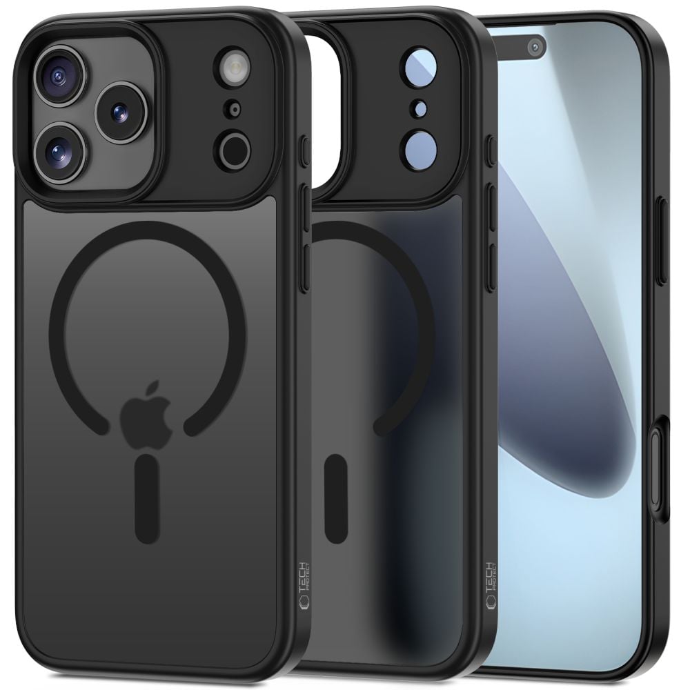 Tech-Protect Magmat Back Cover Σιλικόνης / Πλαστικό Μαύρο (iPhone 17 Pro Max)
