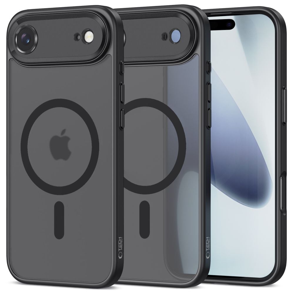 Tech-Protect Magcam Back Cover Σιλικόνης / Πλαστικό Μαύρο (iPhone Air)