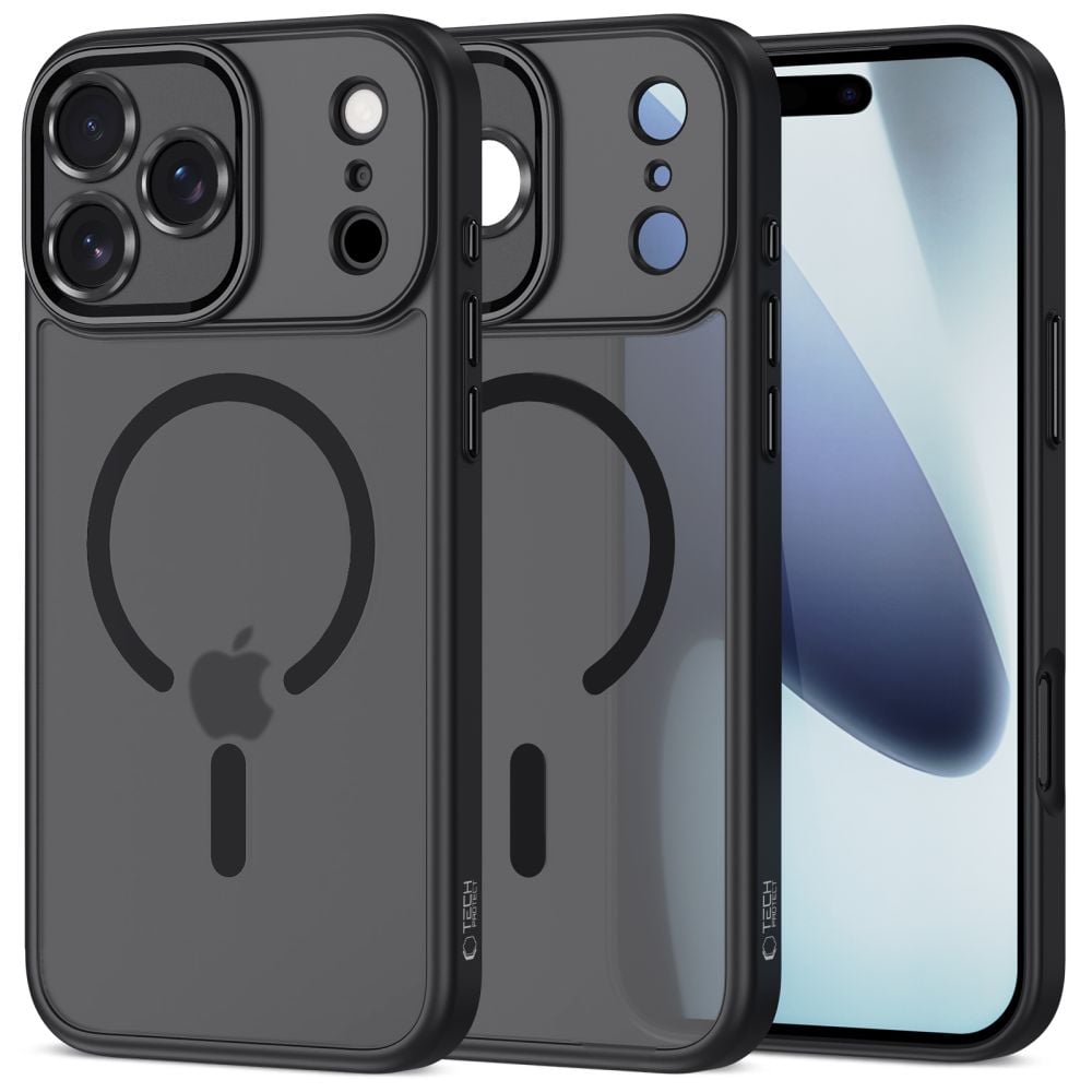 Tech-Protect Magcam Back Cover Σιλικόνης / Πλαστικό Μαύρο (iPhone 17 Pro)