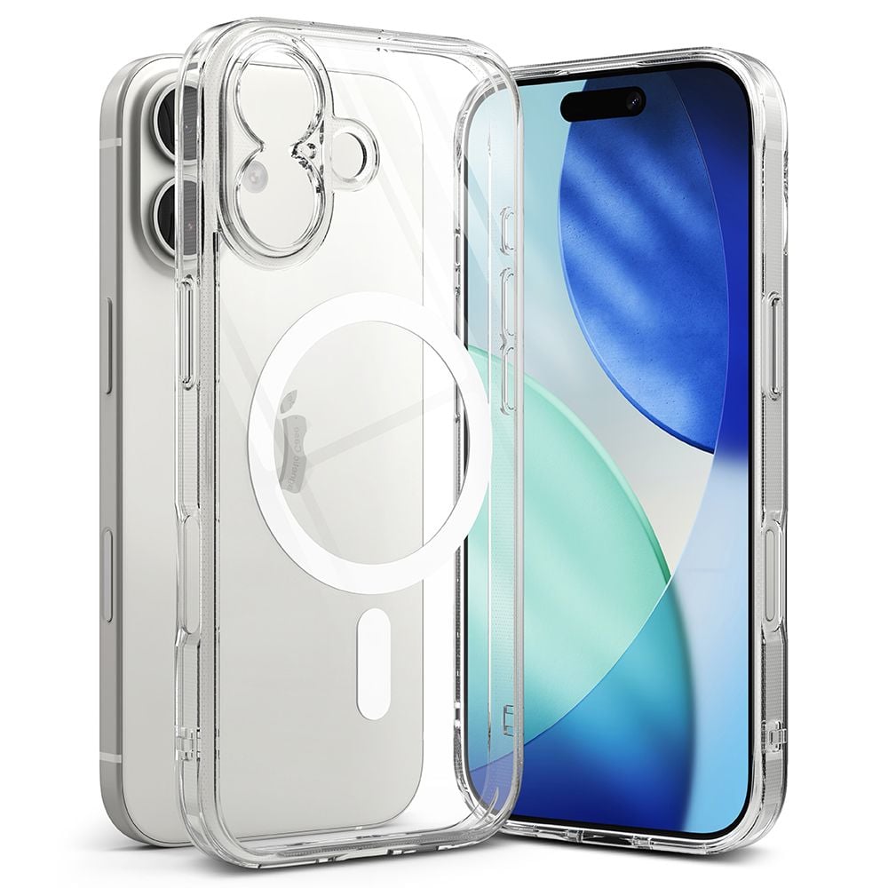 Ringke Fusion Magnetic Back Cover Σιλικόνης Διάφανο (iPhone 17)