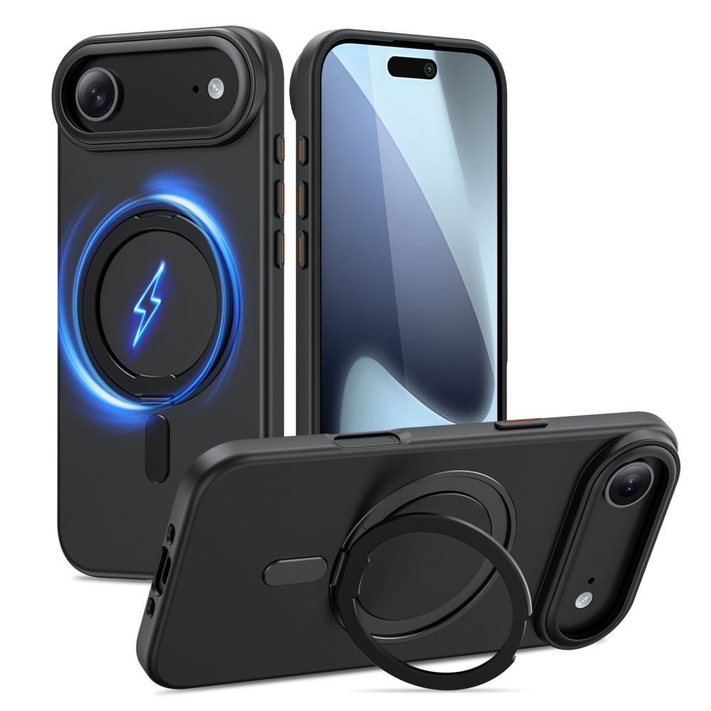 Tech-Protect Magring 360 Full Cover Πλαστικό / Σιλικόνης Μαύρο (iPhone Air)